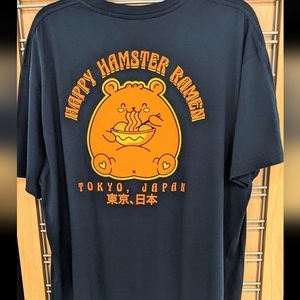 🔥LAST New XL Happy Hamster Ramen Tokyo Japan Tee Top Shirt